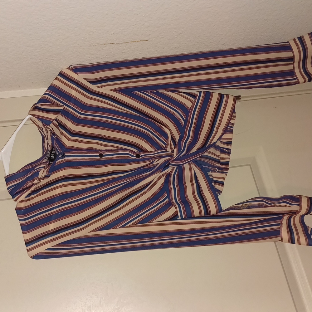 Crop top button up